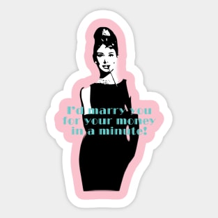 Breakfast at Tiffany's Sticker